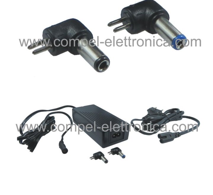 Alimentatore UK 5V 1A AC-DC Con Spinotto 2.5x0.7mm - Cavo 90cm, Spina 3 Pin