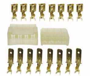 BLOCCHETTO FASTON Kit Blocchetti Per Connessioni Maschio Femmina 8